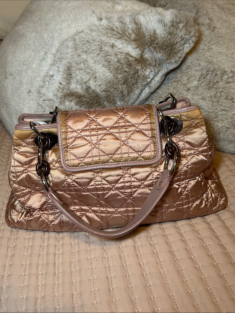 321. Christian Dior Cannage Bag-COA - Picture 2 of 12